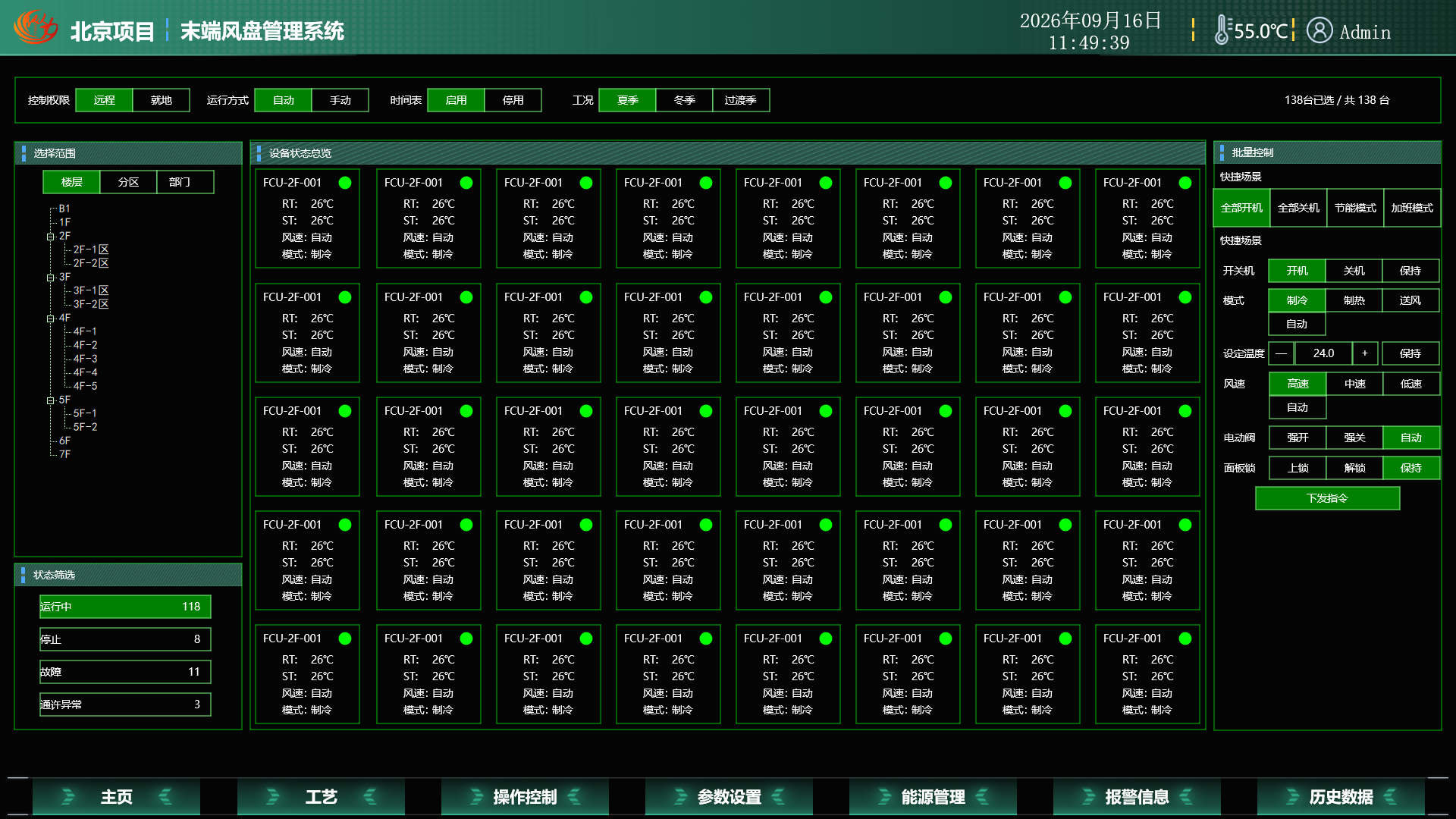 末端空调控制系统